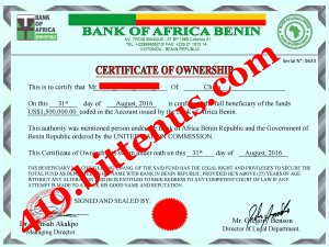 Bank of Africa Benin